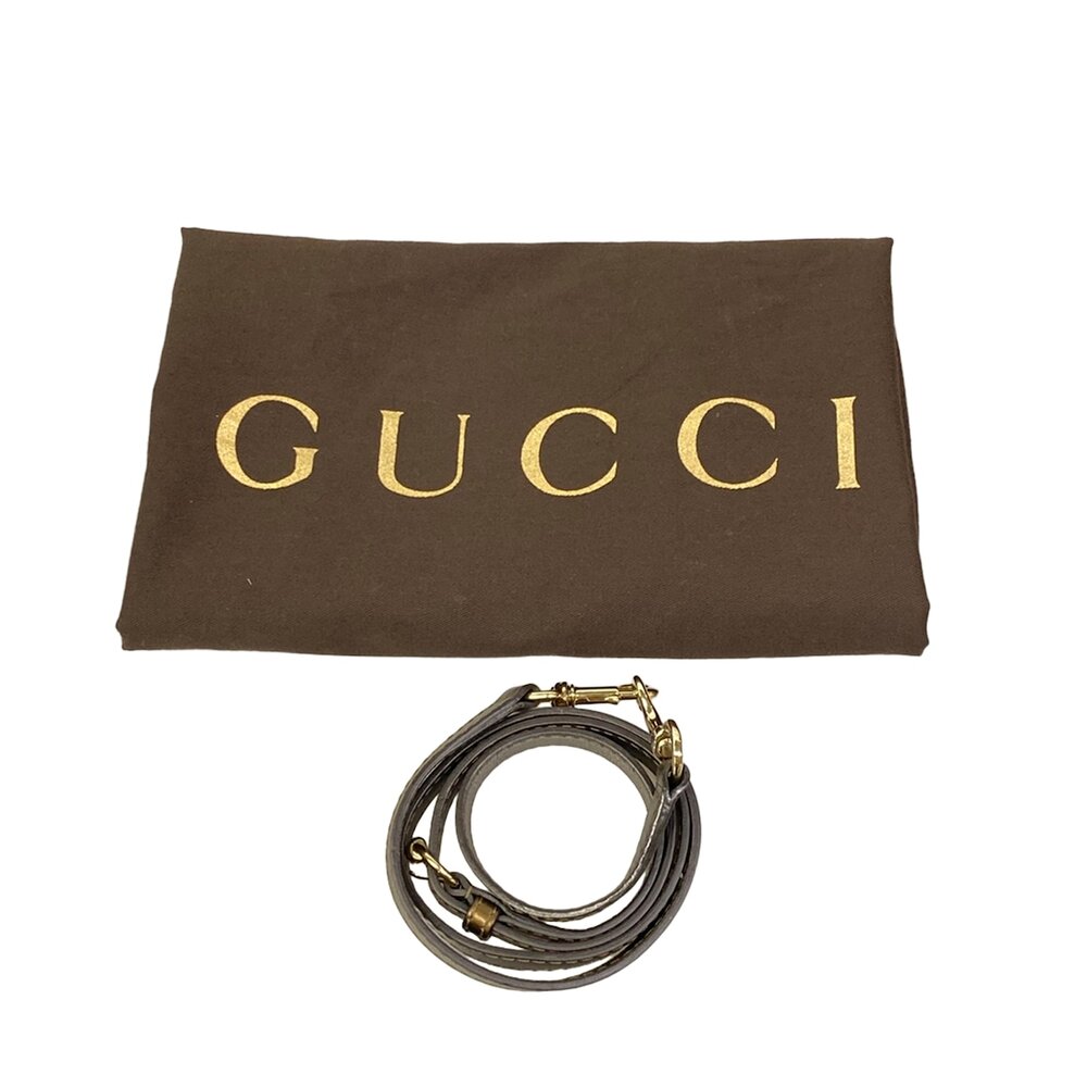 Gucci Heart Bit/Guccissima Handbag 269957 Dark Brown Bronze - Picture 8 of 15